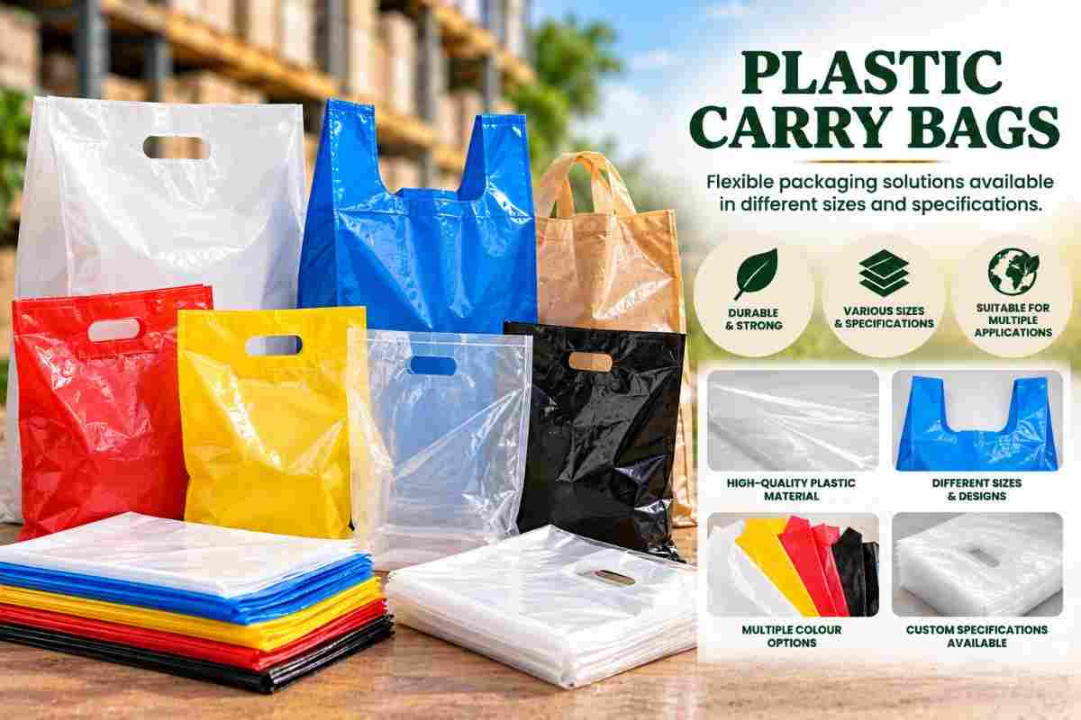 Flexible carry bag packaging